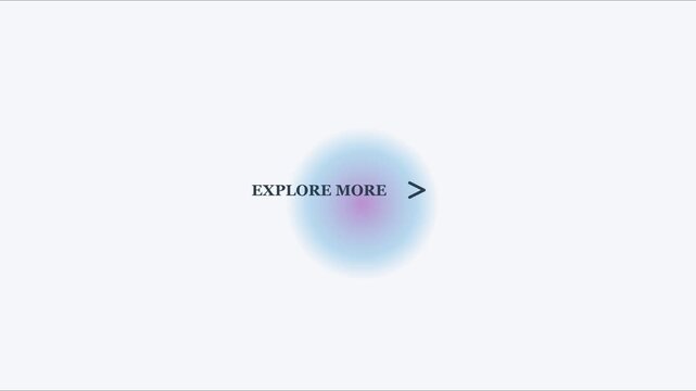 Explore more button animation with glowing blue and purple gradient aura effect for website ui and digital call to action 4k