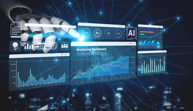 Artificial intelligence enhances data dashboard visualization and trend analysis to improve business performance and decision making Parse