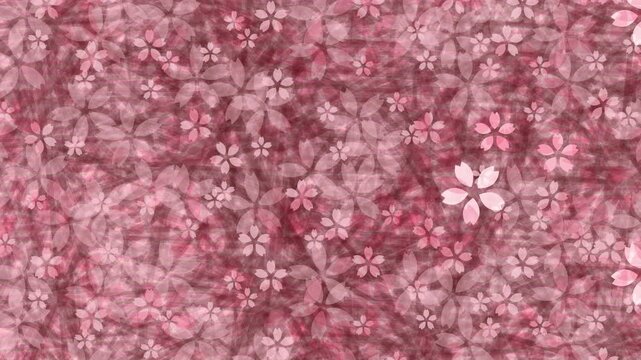 Dense Sakura Petal Pattern 4K