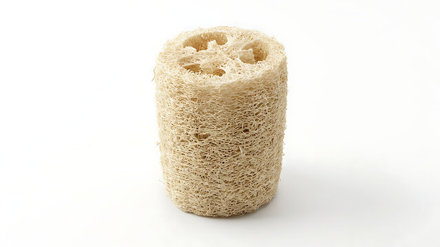 Natural loofah sponge for eco-friendly skin exfoliation