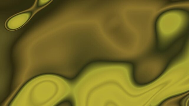 Vivid Yellow Green Bio Distortion - Chartreuse Fluid Swirl Loop