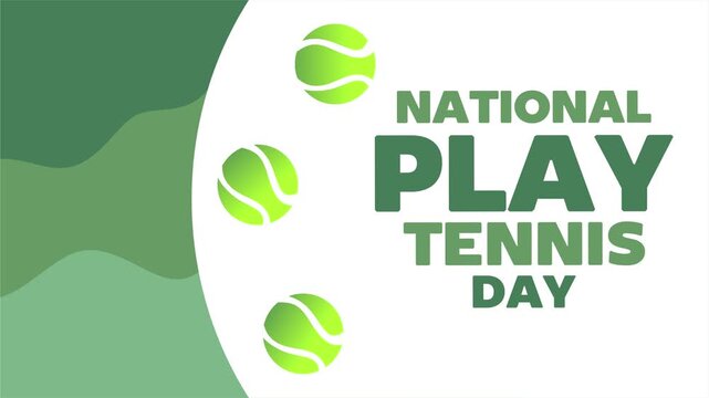 National Play Tennis Day for tennis lovers