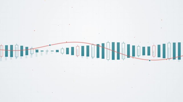 Seismograph Needle Drawing Earthquake Wave Patterns on Graph Paper. Animated Motion Graphics of Geological Data Recordin