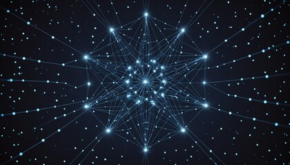 Fototapeta premium Concept of network constellation