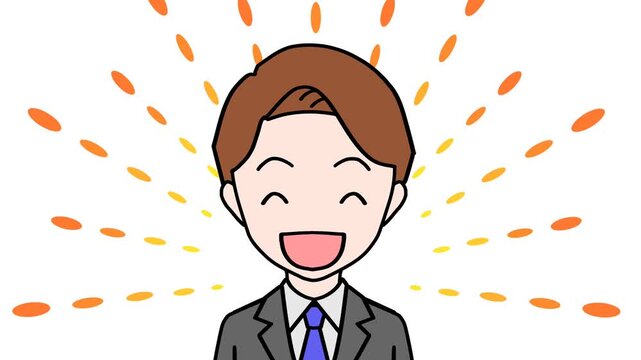 Smiling Businessman Animation