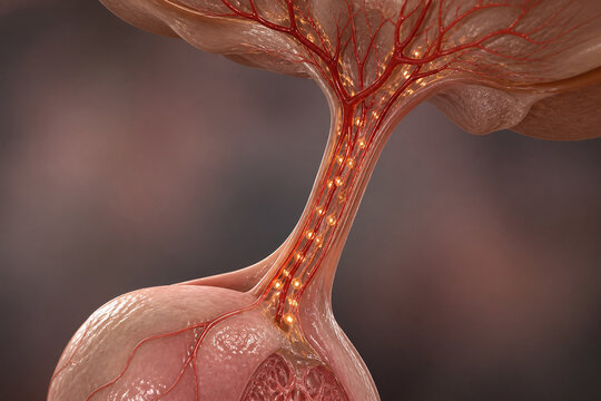 Hypothalamic Portal Vessels Along the Pituitary Stalk