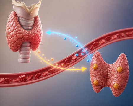 Calcium Balance Feedback Between Thyroid and Parathyroid