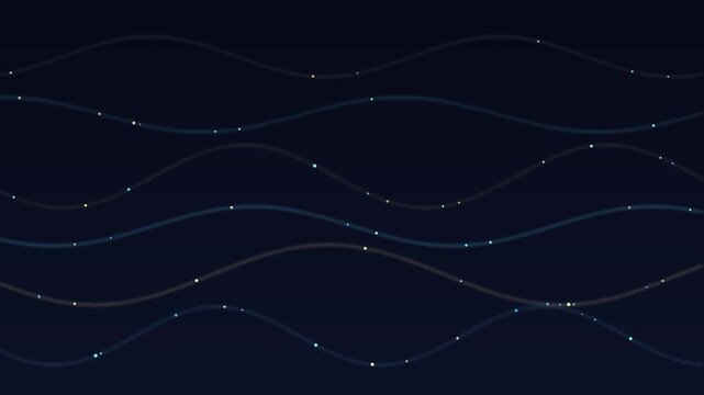 Abstract cosmic star trails swirl in deep space with glowing nebula motion time-lapse