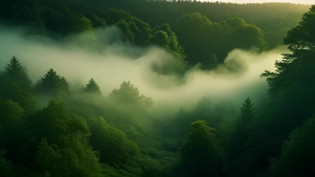 Blurred gradient background with shades of dark and light green