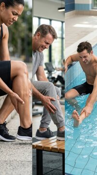 Sudden spasm episode: leg cramp, muscle contraction, calf pain, soreness discomfort, neuromuscular strain, electrolyte dehydration, athlete fatigue, anatomy twitch.