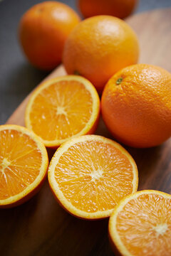 oranges on the table
