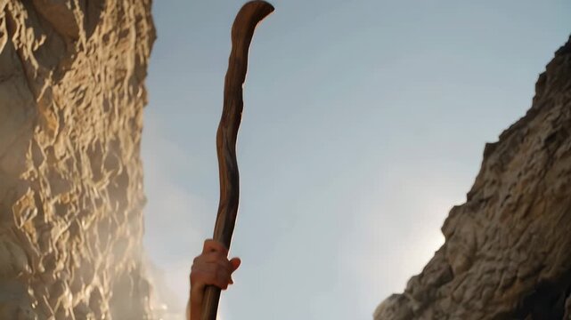 Moses Struck the Rock at Horeb With His Staff, and Water Gushed Out in Torrents, Quenched the Thirst of Israel
