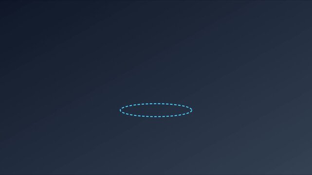 Minimalist 3 d smartphone animation with dotted circular loading indicator on dark 4k background mobile