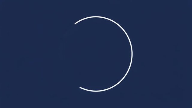 hand drawing circle progression on dark background time lapse
