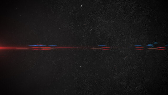Dark Cinematic Lens Flare with Horizontal Red Light Streak Movie Grunge Action Cinematic Title Trailer Animation Background