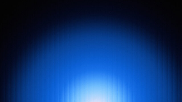 A sophisticated dark blue gradient texture with delicate vertical light rays and a powerful glowing source below.