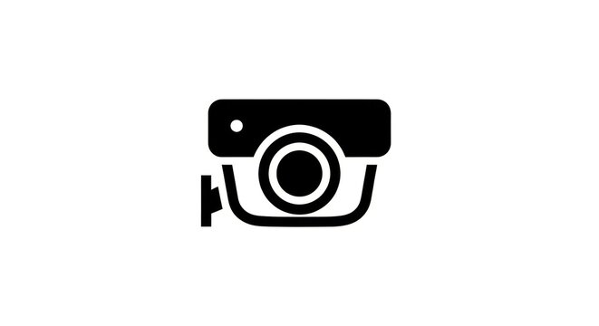 Camera Icon Graphic Design Element.