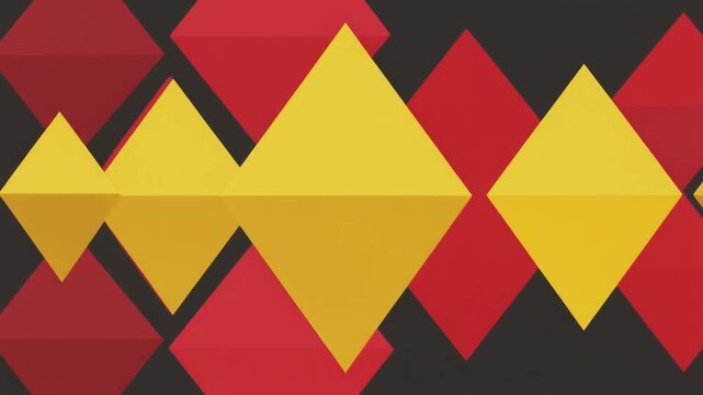 dynamic geometric pattern animation with vibrant colors and motion