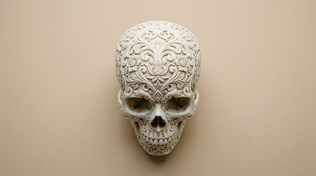 A strikingly detailed pixelated skull mask evokes the spirit of halloween and the digital age blending tradition with modern art