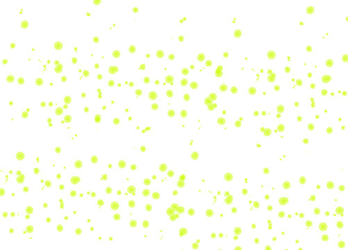 Lime Green Firefly Particles Scattered Across a Bright Curved Formation for Futuristic Nature, Fantasy and Glowing Light Effects