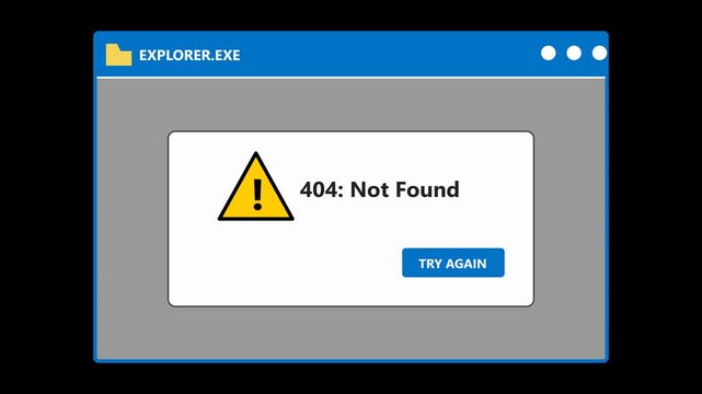 Computer Operating System File Explorer Window Searching Loop Motion Graphics Background