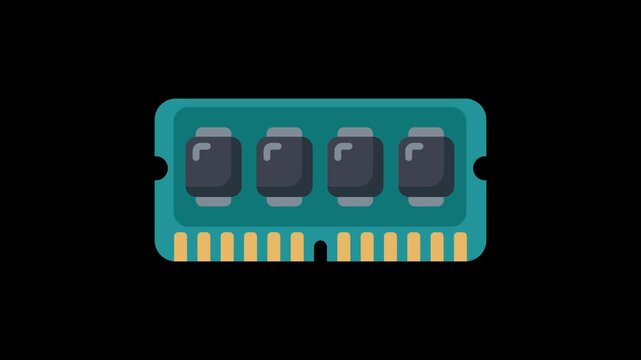 High Speed Processing RAM Module with Subtle Spatial Floating Loop Alpha Channel