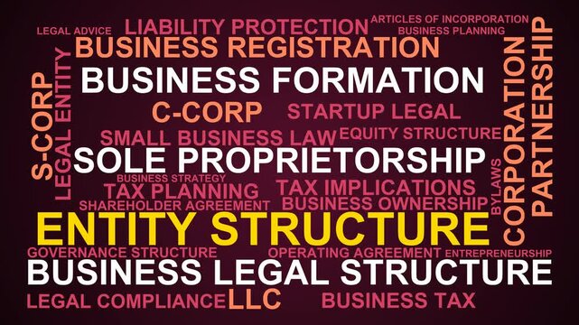 Entity Structure Word Cloud
