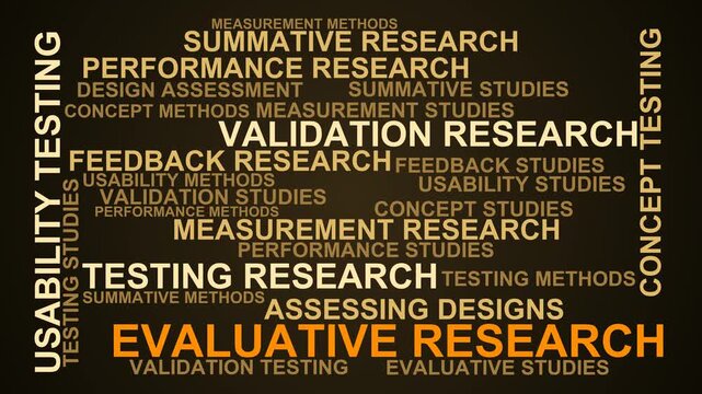 Evaluative Research Word Cloud