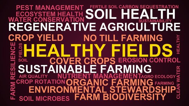 Healthy Fields Word Cloud