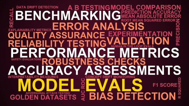 Model Evals Word Cloud