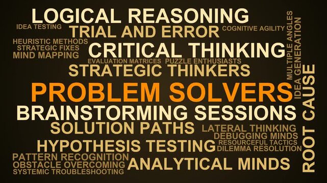 Problem Solvers Word Cloud
