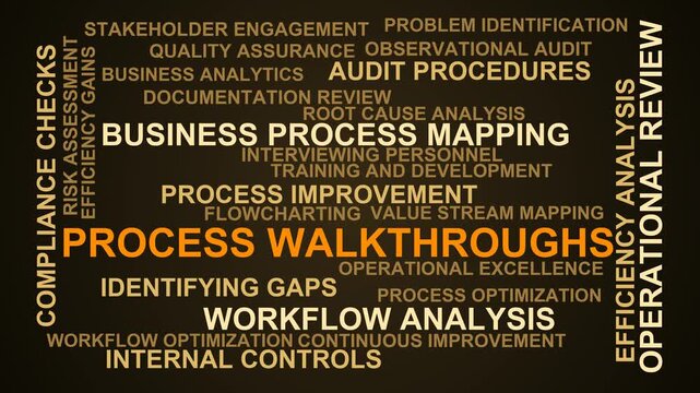 Process Walkthroughs Word Cloud