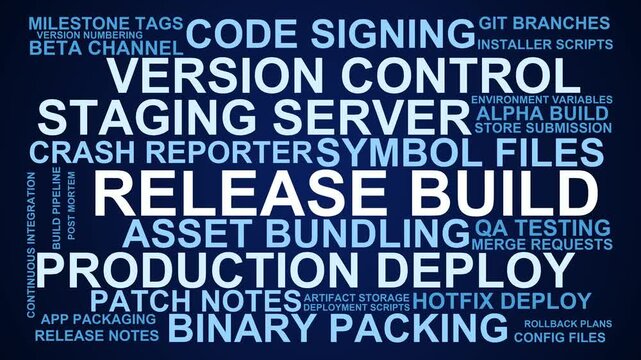 Release Build Word Cloud