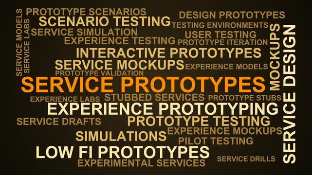 Service Prototypes Word Cloud