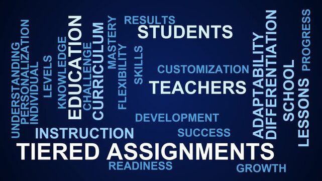 Tiered Assignments Word Cloud