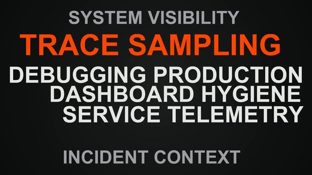 Trace Sampling Word Cloud
