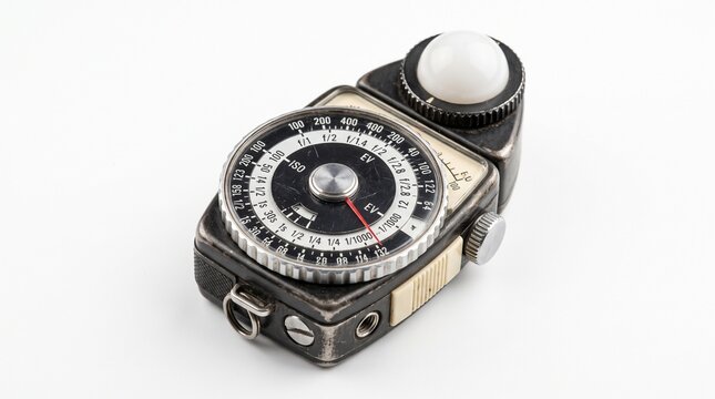 light meter exposure meter vintage light meter analog light meter classic light meter old light meter handheld light meter retro light meter on transparent background