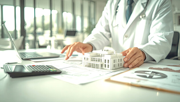 Doctors and models for analyzing hospital operating costs.