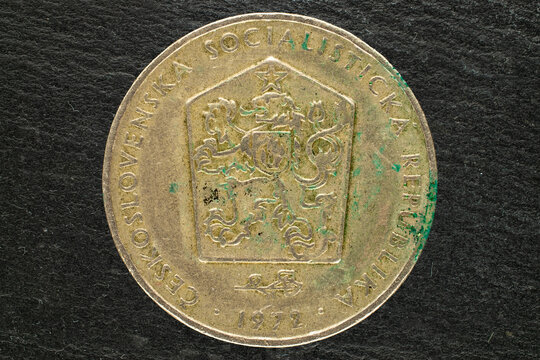2 crown coin 1972 (Czechoslovakia).