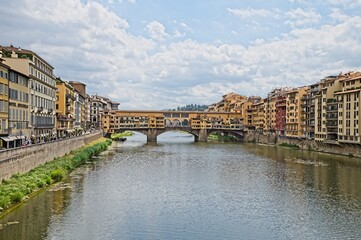 Fototapeta premium Florence, Italy Ancient Bridge