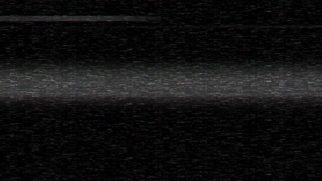 Old tv static with analog line interference  digital noise. Perfect for retrothemed projects needing vintage television effects.