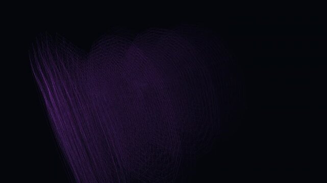 seamlessly looping motion background featuring an evolving 3D lattice of glowing nodes and connecting lines, representing digital data networks and computational infrastructure.