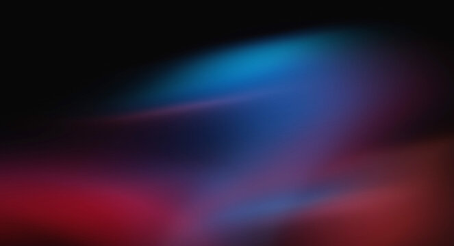 Abstract dark blue and red light streaks with soft motion blur and cinematic glow.