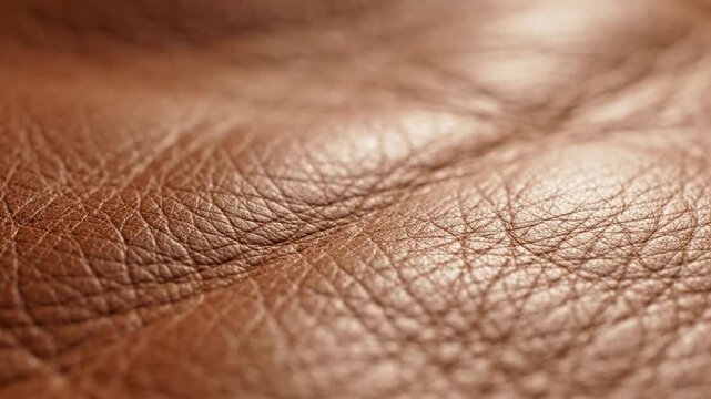 Detailed natural human skin texture with fine lines and warm neutral tones in close-up