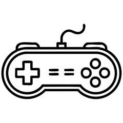 Vintage Video Game Controller With Symmetrical Controls Isolated on a Transparent or White Background © WeblyWork