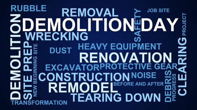 Demolition Day Word Cloud
