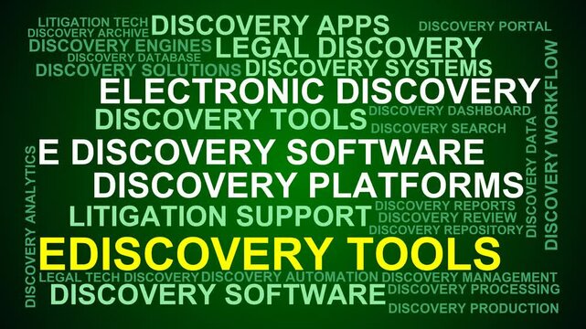Ediscovery Tools Word Cloud