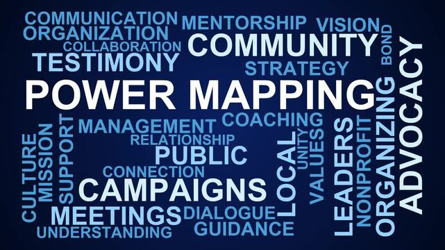 Power Mapping Word Cloud