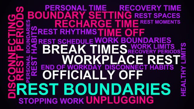 Rest Boundaries Word Cloud