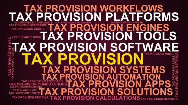 Tax Provision Word Cloud